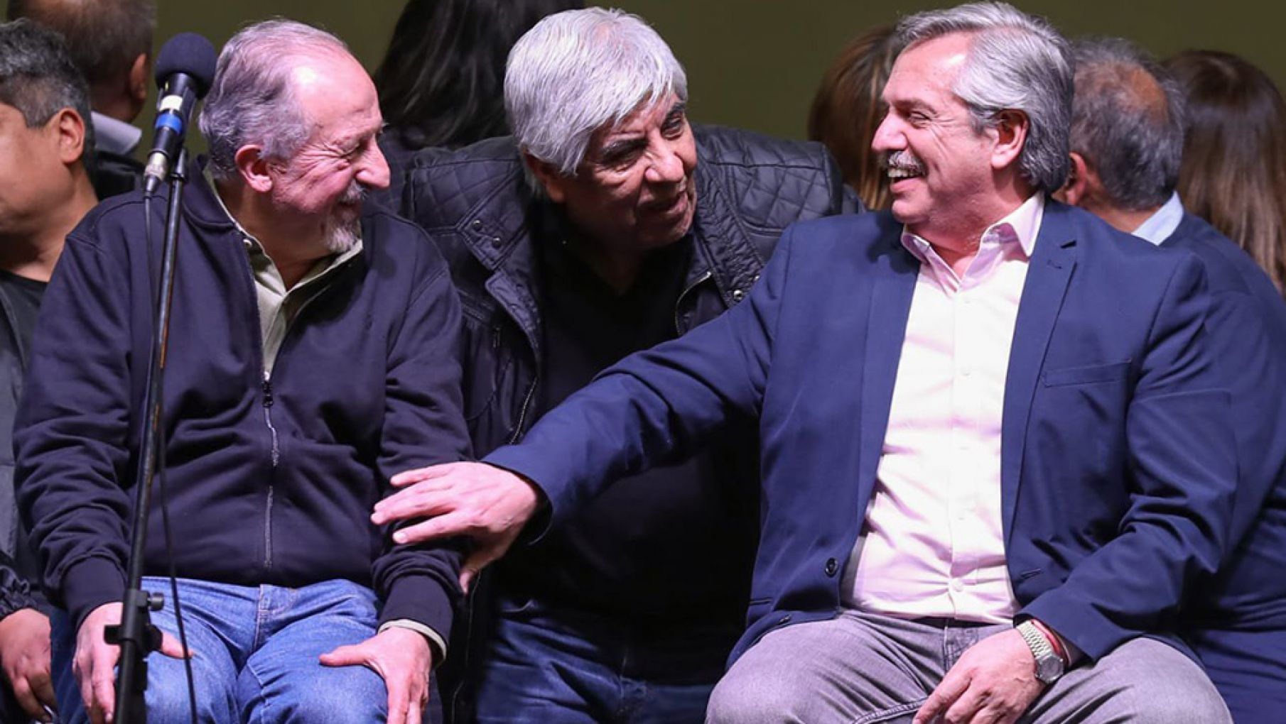 Hugo Moyano: "La gente expresó todo el apoyo al Gobierno"