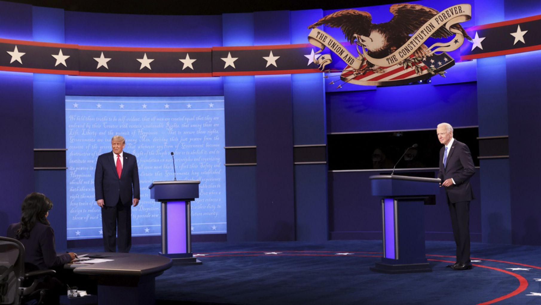 Trump y Biden desnudaron sus mayores diferencias en el último debate