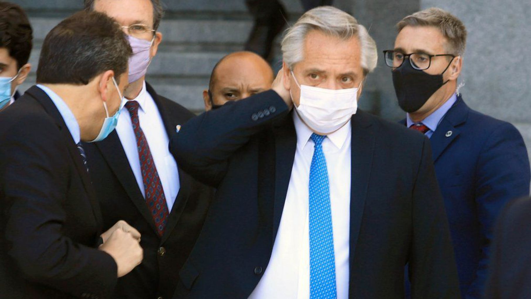 Alberto Fernández defendió los desalojos en Guernica y Entre Ríos