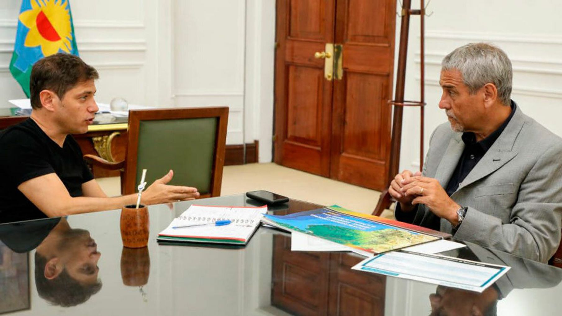 Kicillof y Ferraresi se reunieron para empezar a diseñar planes de vivienda