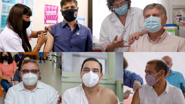 ¿Qué gobernadores se aplicaron la Sputnik V el primer día de la campaña?