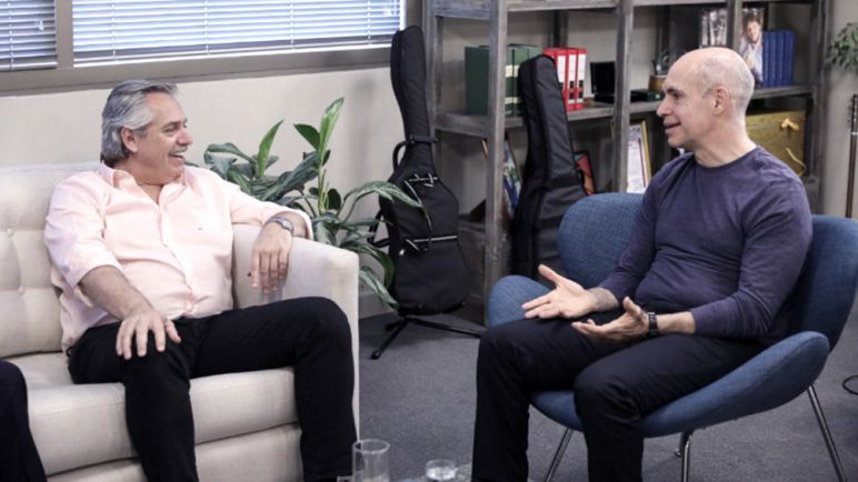 La advertencia de Alberto Fernández a Rodríguez Larreta en torno a la coparticipación