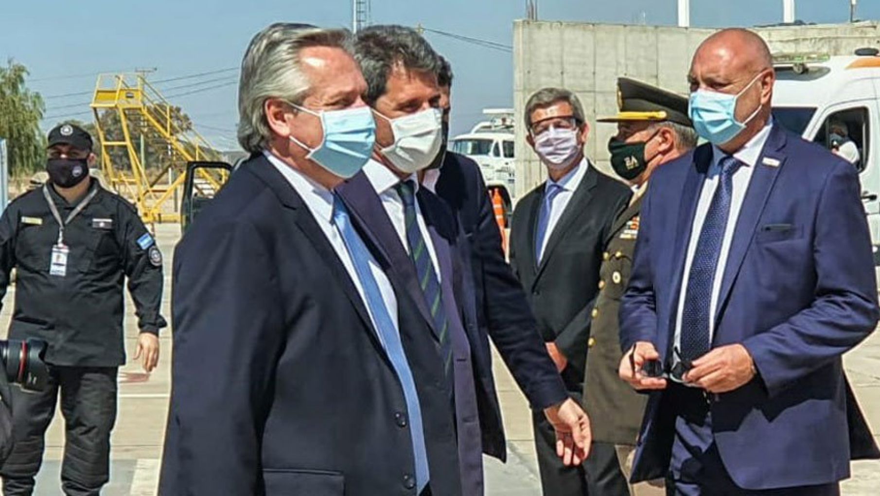 Alberto Fernández viajó a San Juan a causa del terremoto