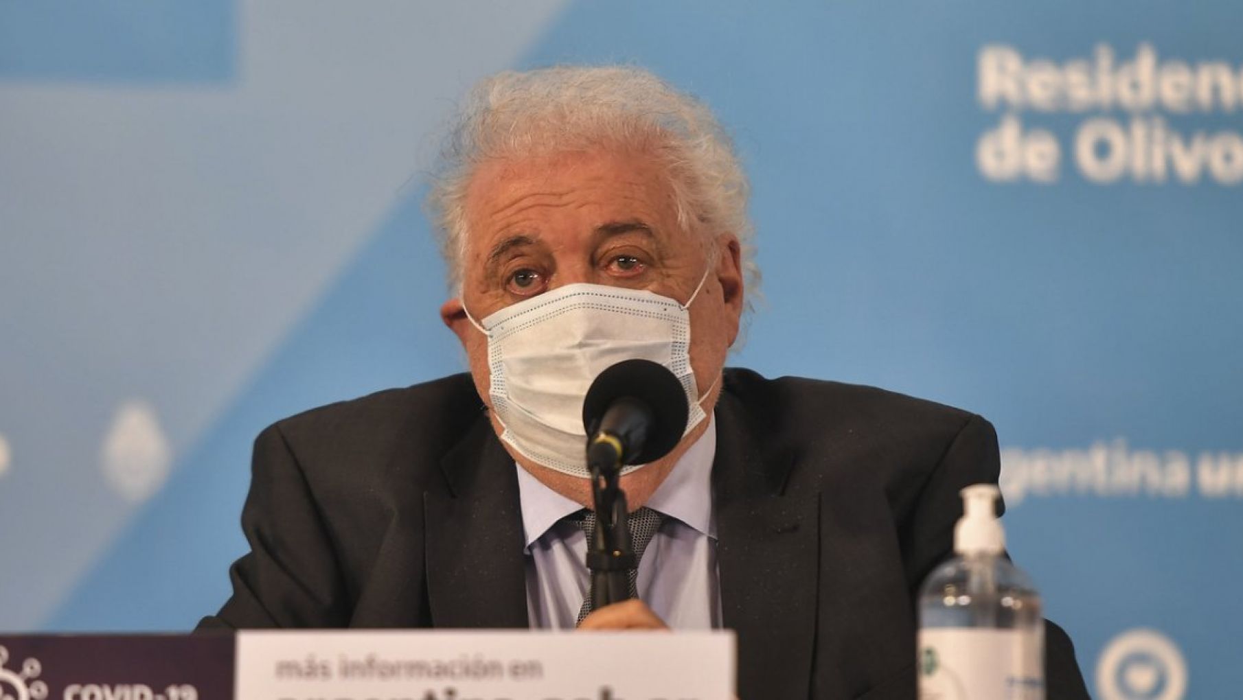 González García: "La campaña de vacunación se viene realizando en tiempo y forma"