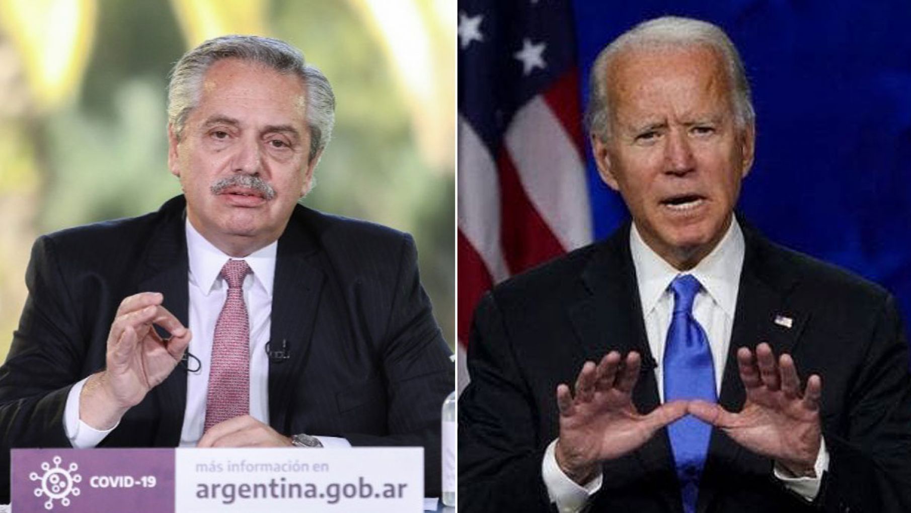 Alberto Fernández felicitó a Joe Biden y manifestó que "desea fortalecer las relaciones"