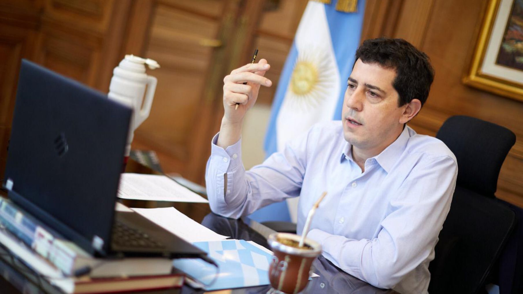 Wado de Pedro en La Pampa: "El federalismo es ayudar a generar empleo"