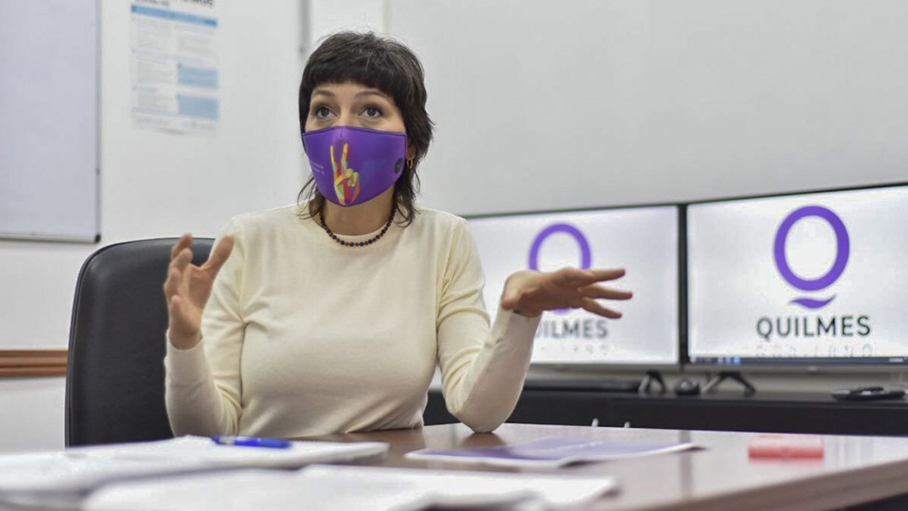 Mayra Mendoza destacó la importancia del programa Envión