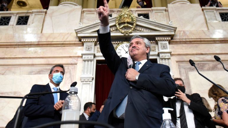 Una por una: Las principales frases de Alberto Fernández ante la Asamblea Legislativa