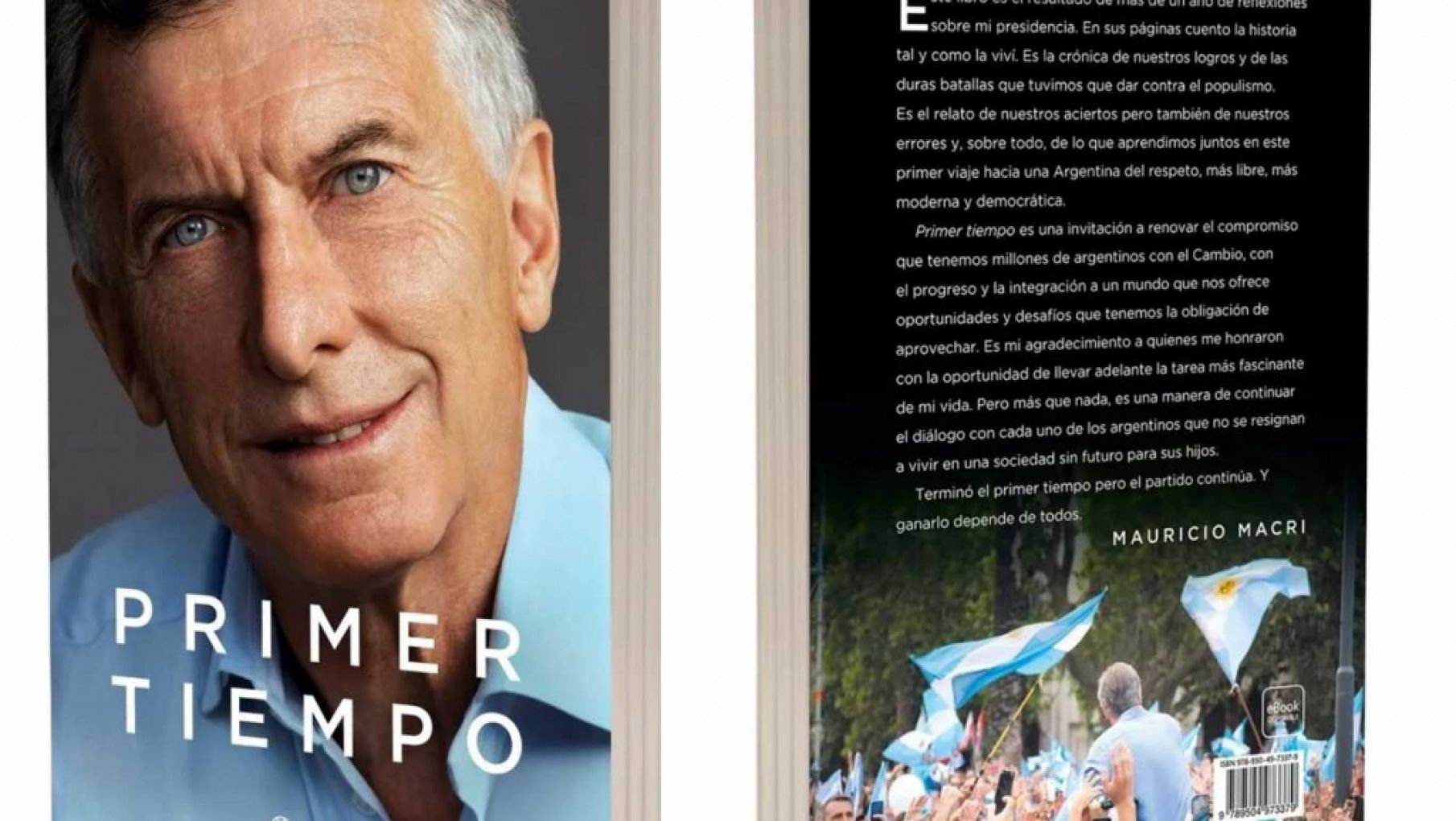 Macri reaparece en público esta tarde con la presentación de su libro "Primer Tiempo"