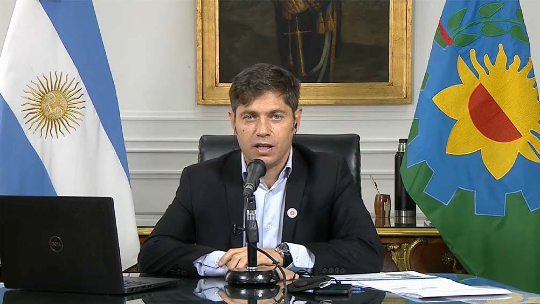 Kicillof respaldó a Basualdo: "Es un excelente funcionario"