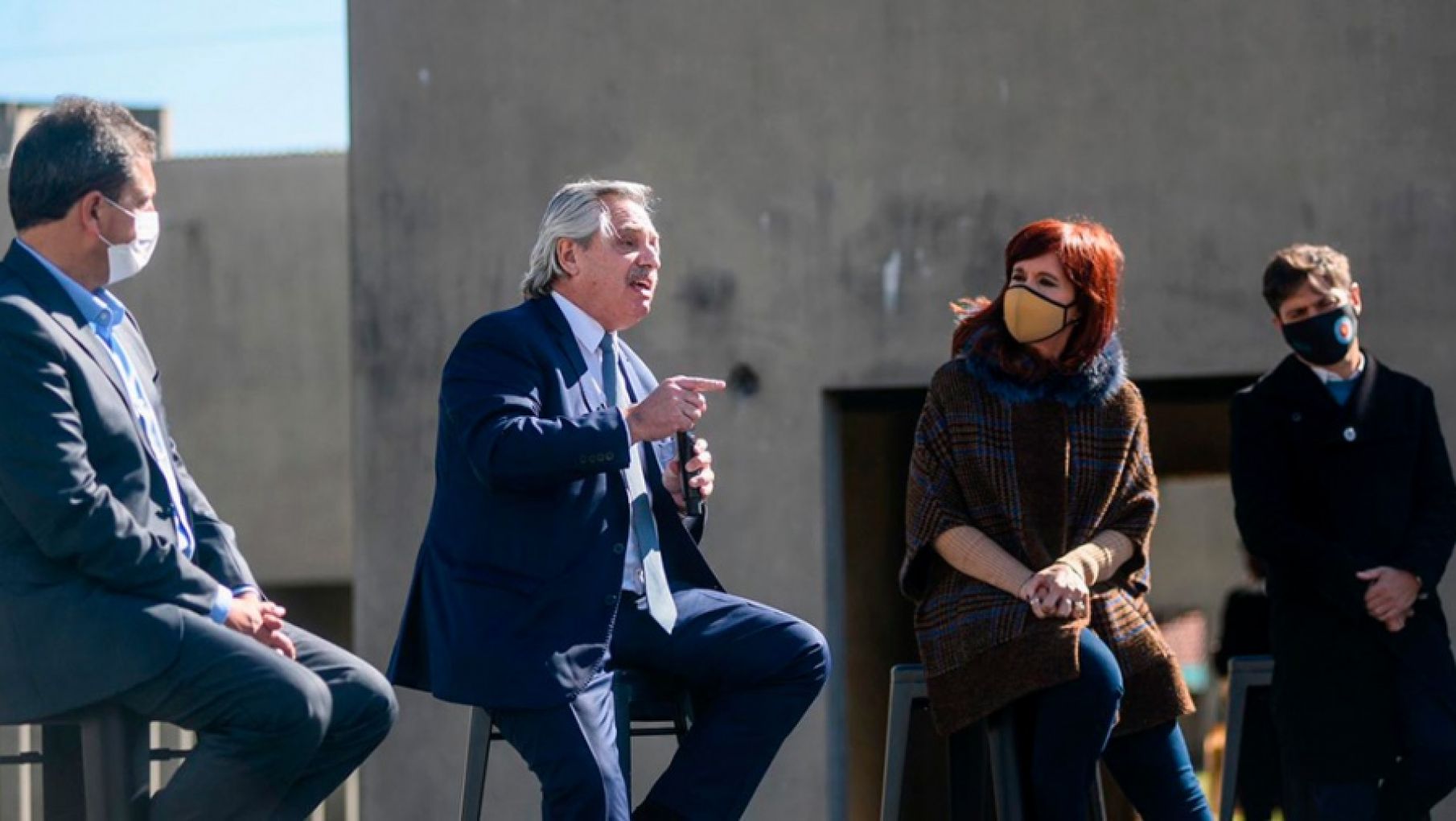 Alberto Fernández redobló sus críticas a la Corte acompañado por Cristina Kirchner, Massa y Kicillof