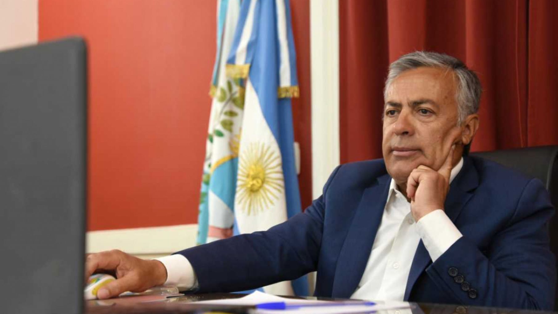 Cornejo recibió el alta tras su internación por haber contraído coronavirus