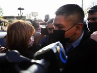 Bullrich se abrazó con Chocobar y se quejó del fallo que recibió