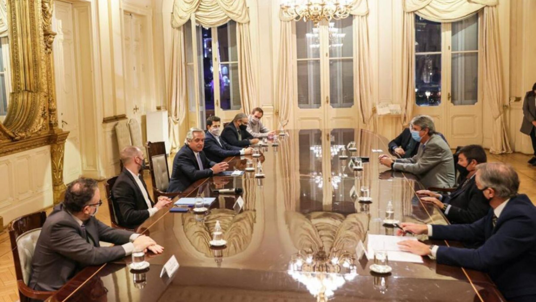 En medio del conflicto con el Campo, Alberto recibió al Consejo Agroindustrial