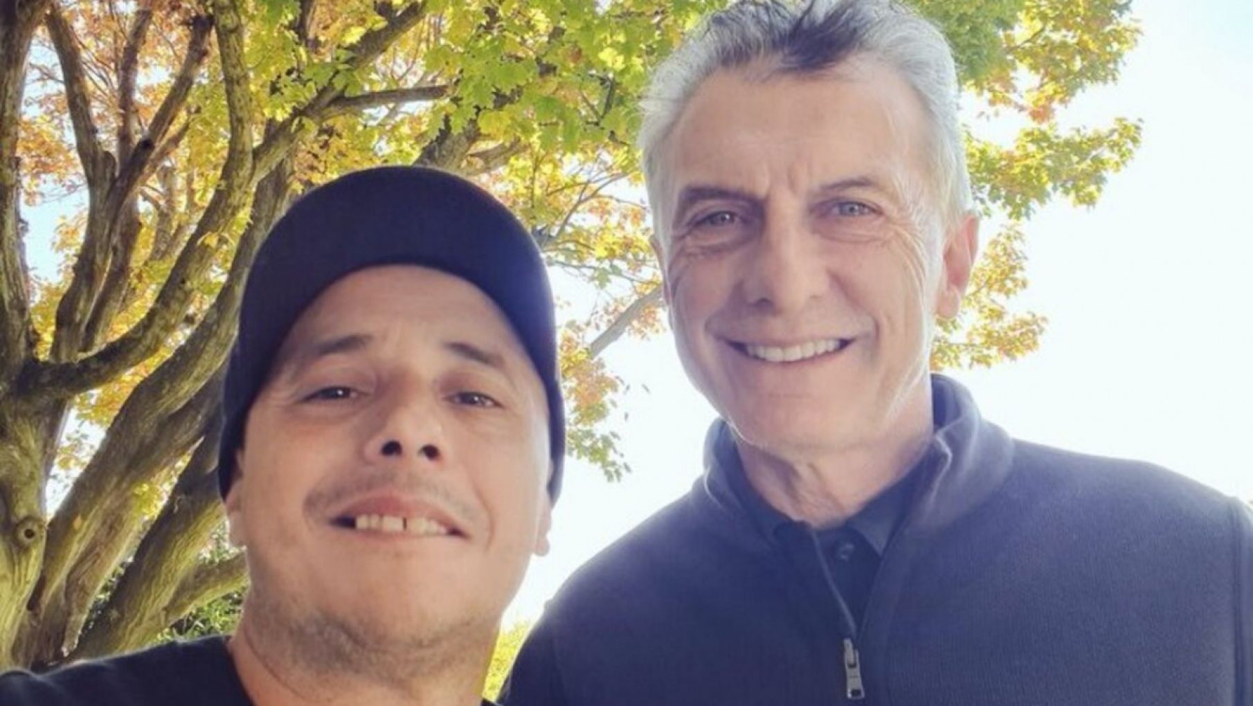 El Dipy se sacó la foto con Macri para "ver reventar de bronca a los K"