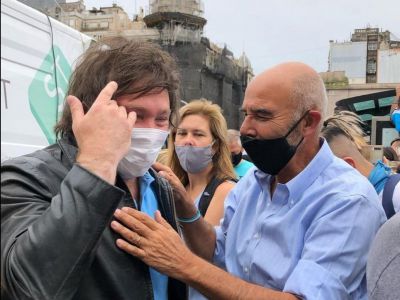 Gómez Centurión y Milei se reunieron en La Biela y sellaron un acuerdo