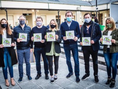 Muzzio y Campbell presentaron un libro para concientizar sobre el cuidado del planeta