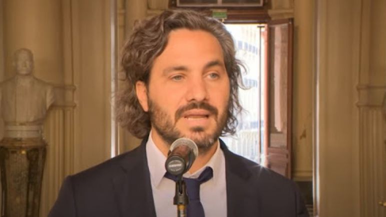 Declaraciones a la prensa de Santiago Cafiero, tras la reunión de Gabinete