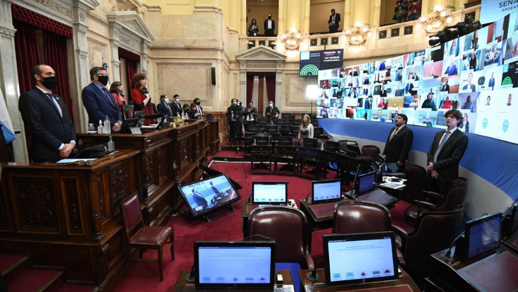 Los senadores coincidieron para emitir una declaración de rechazo a Chile