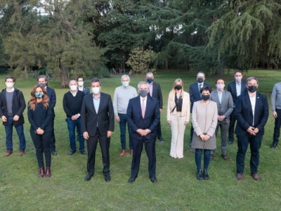 Intendentes del conurbano salieron a respaldar al presidente