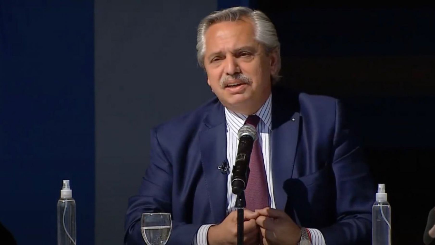 Alberto pidió que no se haga la movilización en su apoyo