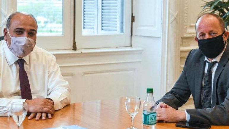 El jefe de gabinete se enfocó en el conurbano y se reunió con Insaurralde y Wado De Pedro