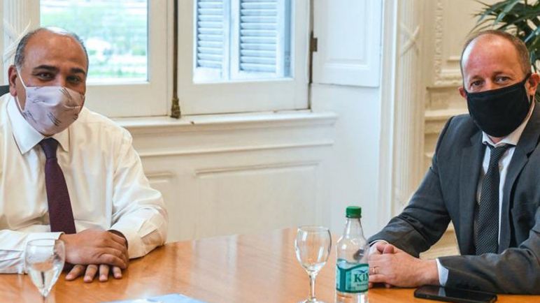 El jefe de gabinete se enfocó en el conurbano y se reunió con Insaurralde y Wado De Pedro