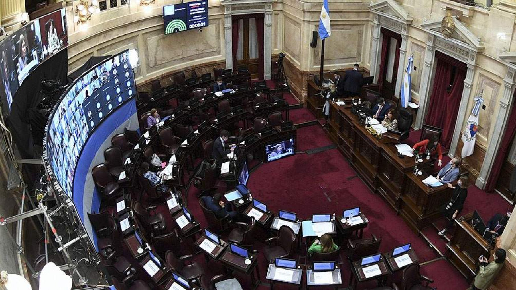 Distinto de lo que sucede en Diputados, en el Senado hay consenso para la presencialidad