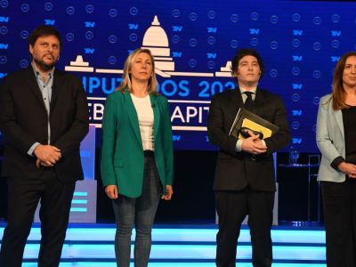 Vidal, Santoro, Milei y Bregman se cruzaron en un debate caliente
