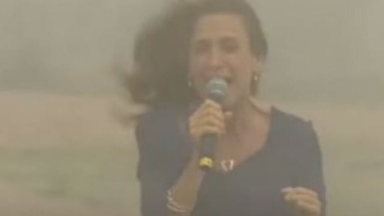 Tolosa Paz y Kicillof terminaron un acto antes de tiempo por el temporal