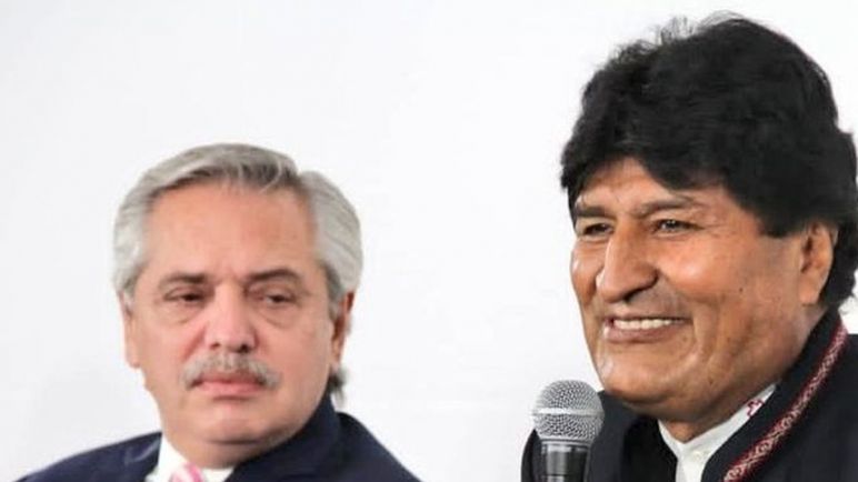 A diez días de las elecciones Alberto Fernández se muestra con Evo Morales