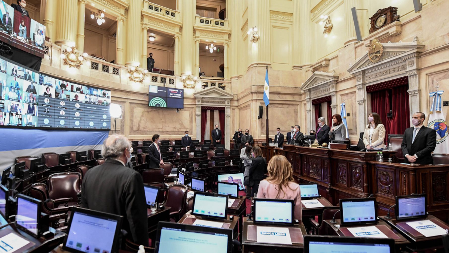 El oficialismo y su última semana con mayoría en el Senado