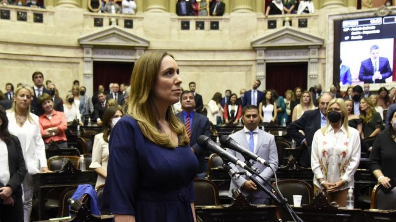 María Eugenia Vidal apuntó contra el Gobierno por el acto del "Día de la militancia"