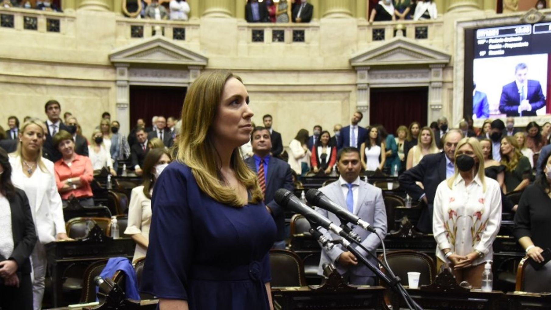 María Eugenia Vidal apuntó contra el Gobierno por el acto del "Día de la militancia"