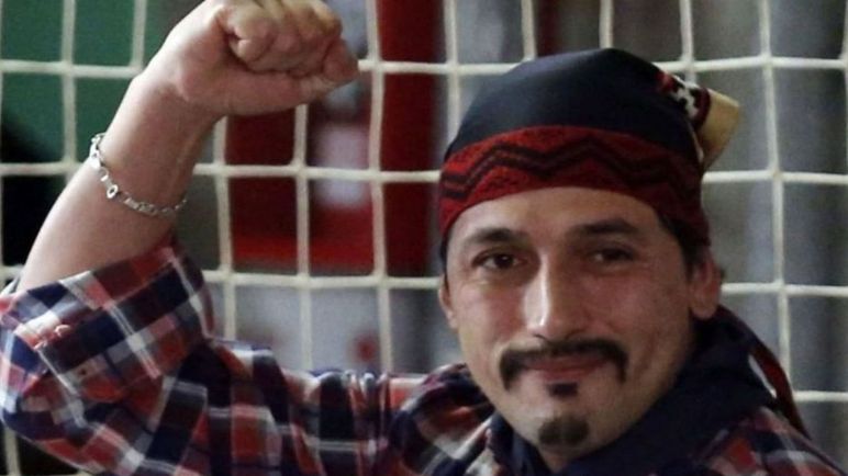 La justicia chilena ordenó liberar a Jones Huala, líder de la Resistencia Ancestral Mapuche