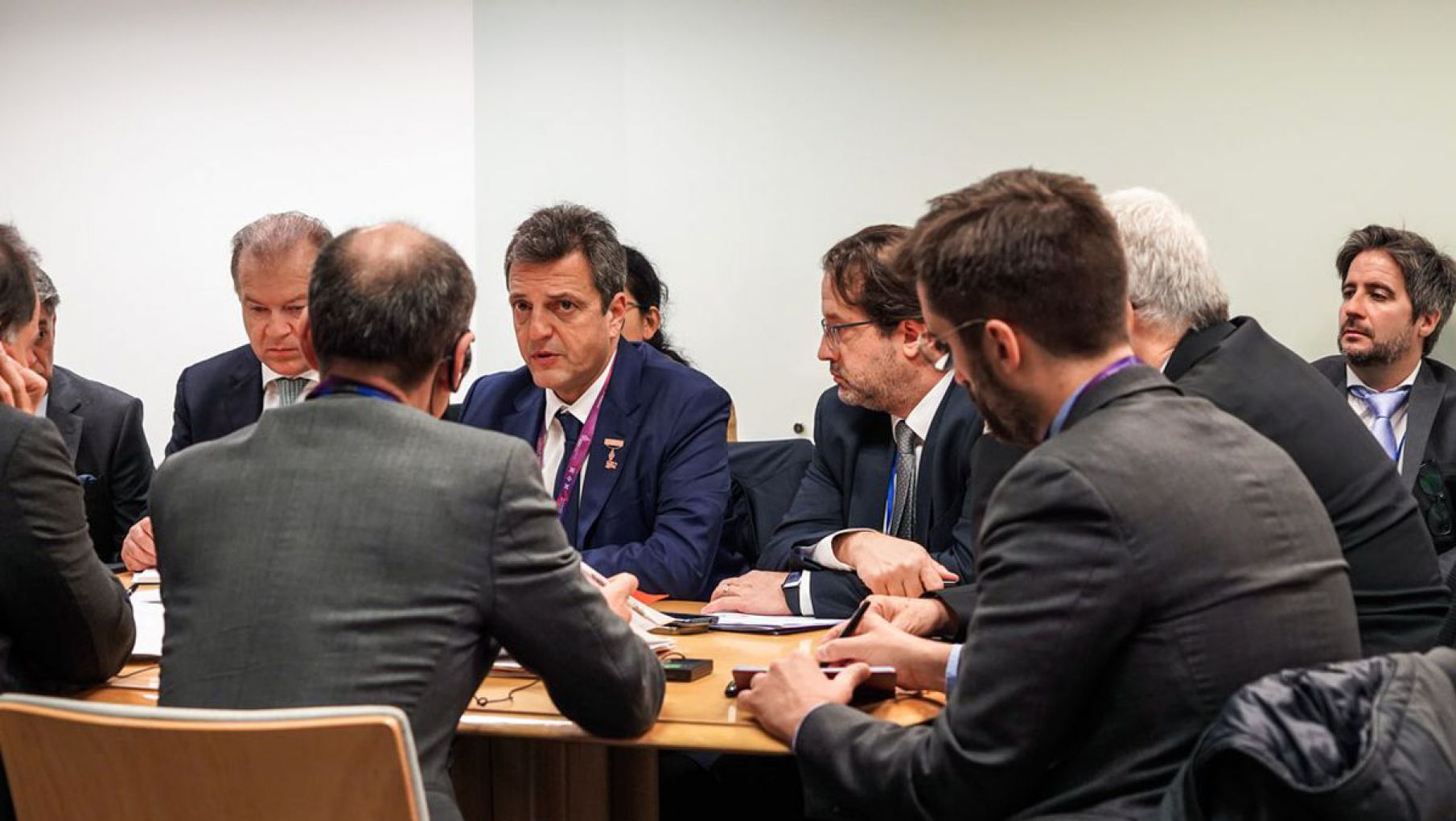 Massa en EEUU: Hoy mantuvo reuniones con distintos ministros de todo el mundo