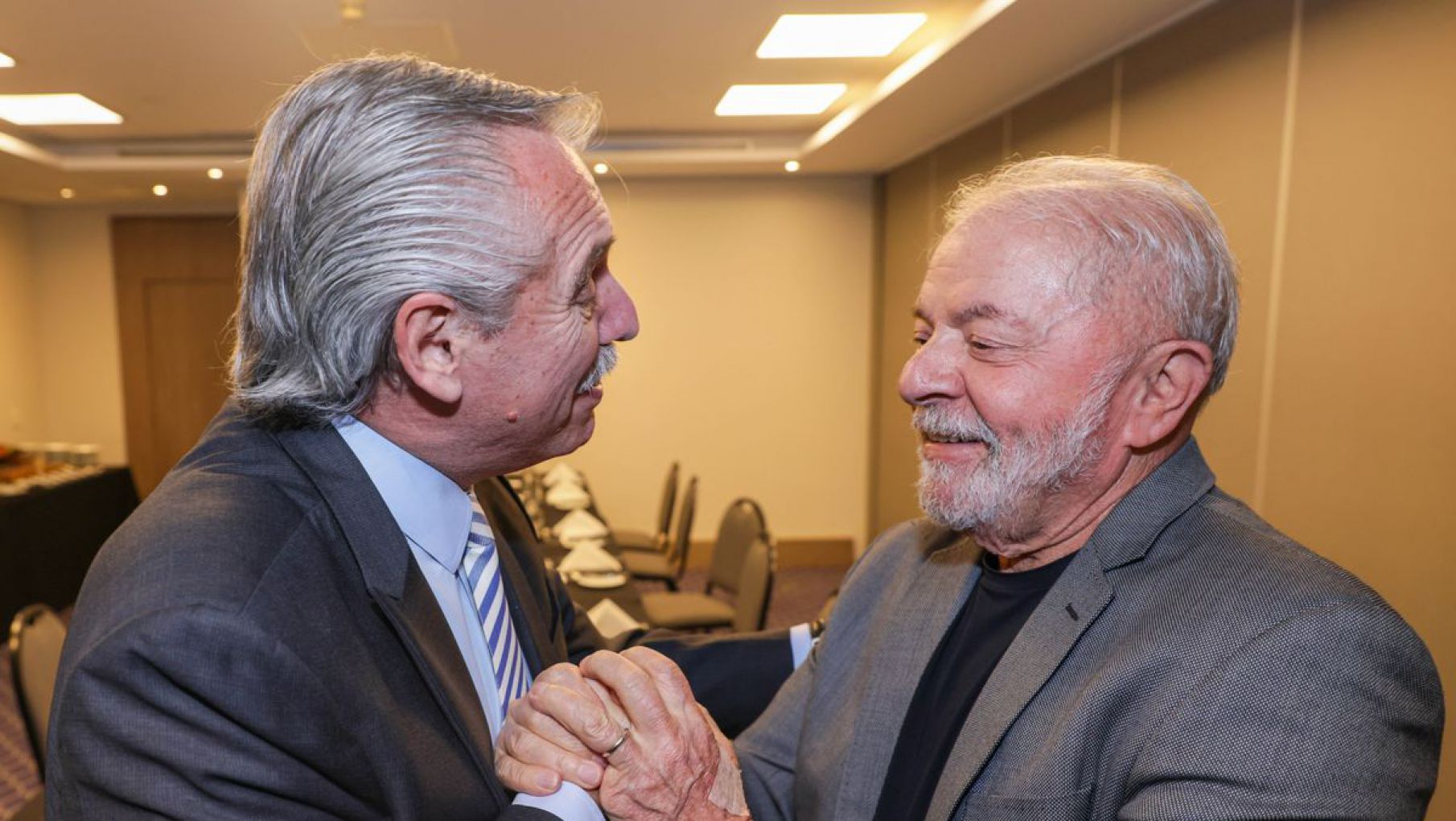 Lula Da Silva y Alberto Fernández se reunieron en Brasil
