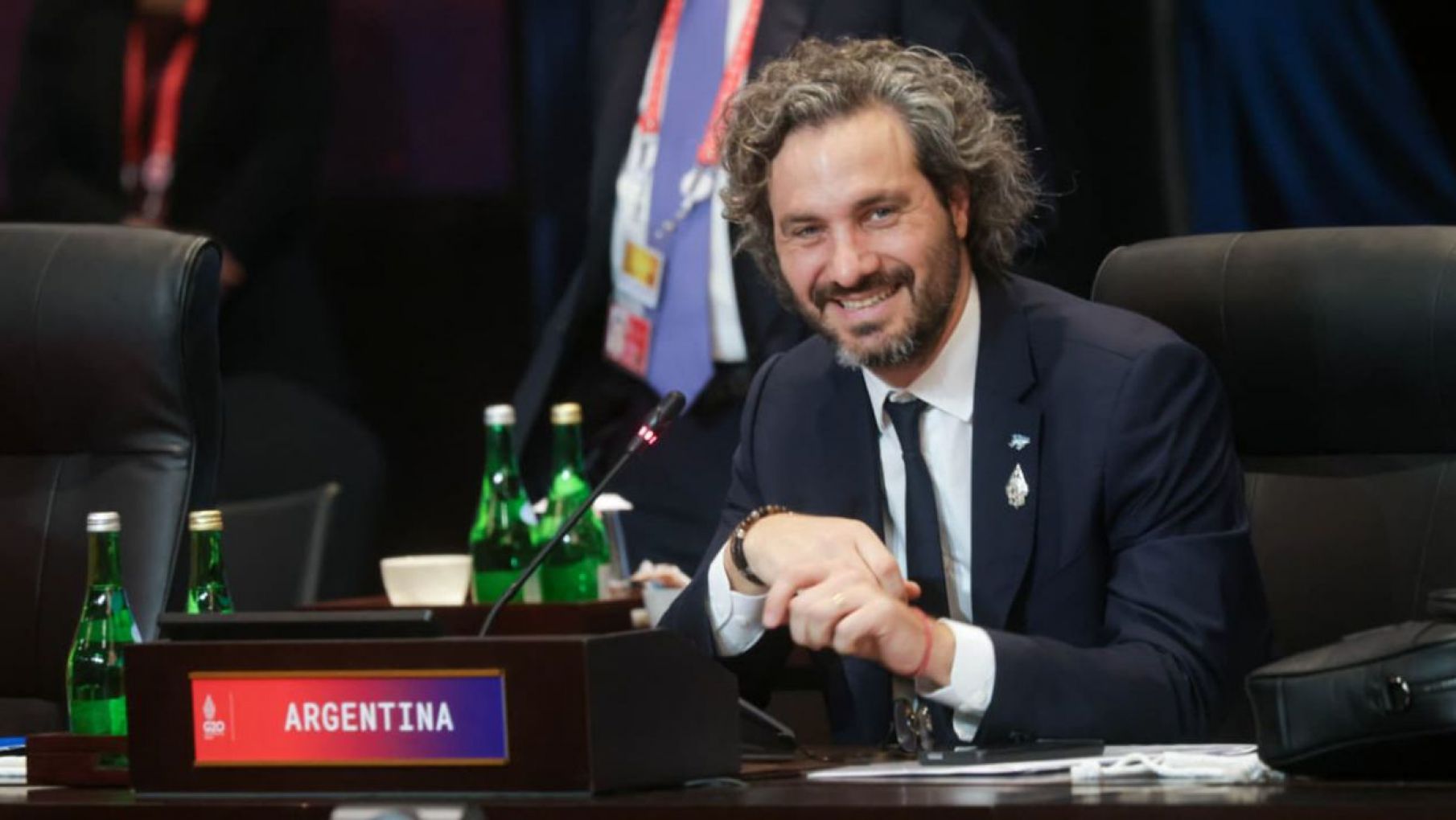 Cafiero remplazó a Fernández en la primera sesión plenaria del G20