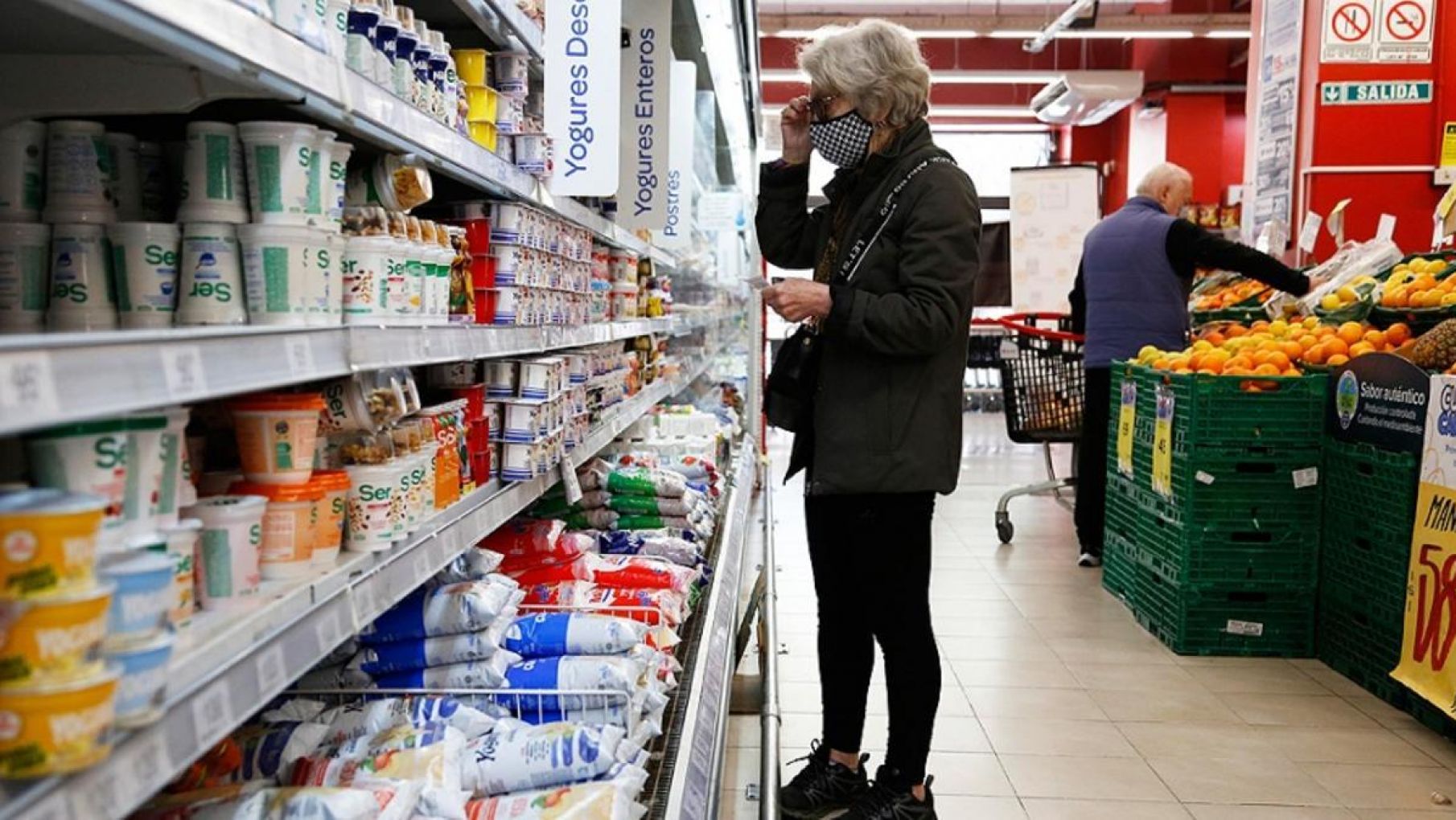 Los alimentos tuvieron la menor suba de las últimas 43 semanas