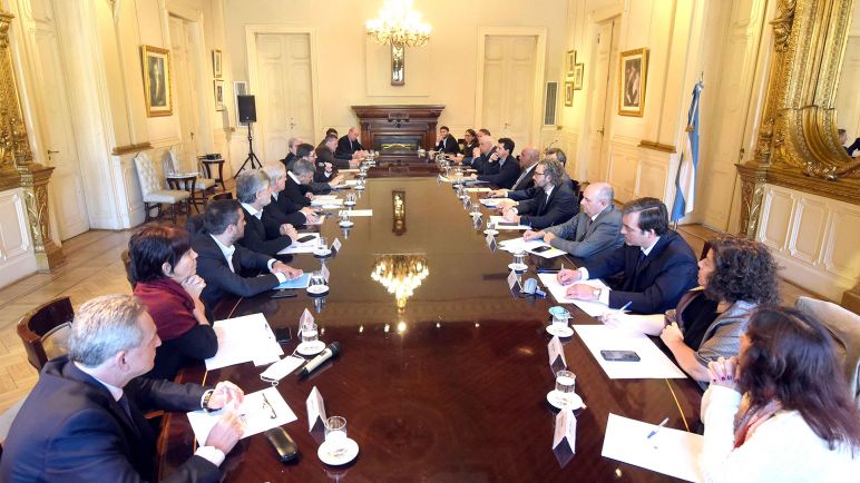 Reunión de Gabinete con Manzur al frente en medio de los cambios en Transporte