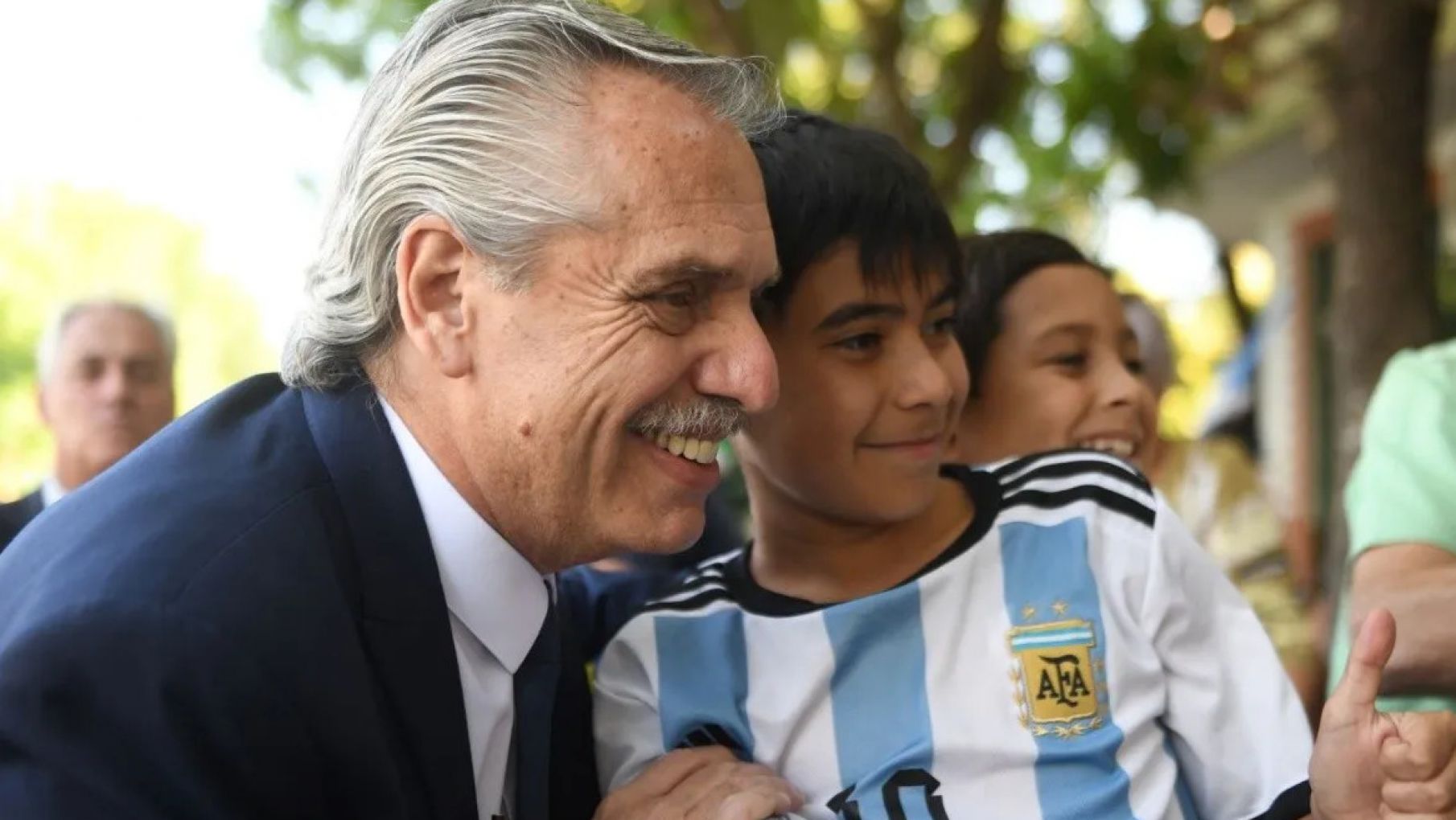 Alberto Fernández celebró  la victoria de la Selección en el Mundial de Qatar
