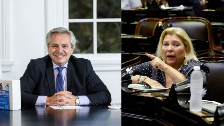 Carrió denunció penalmente a Fernández, Massa y Tombolini luego de convocar a Camioneros