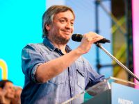 Máximo Kirchner sorprendió sin previo aviso a la reunión de la mesa nacional del FdT