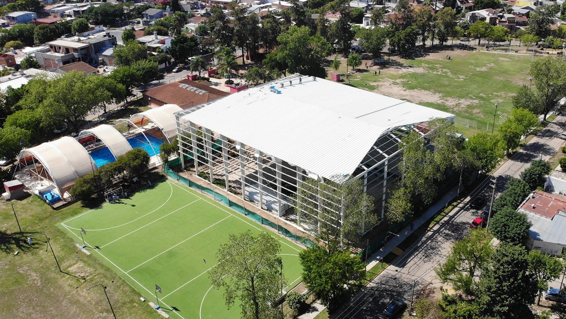 El Municipio de Tigre avanza con celeridad la construcción de dos nuevos microestadios