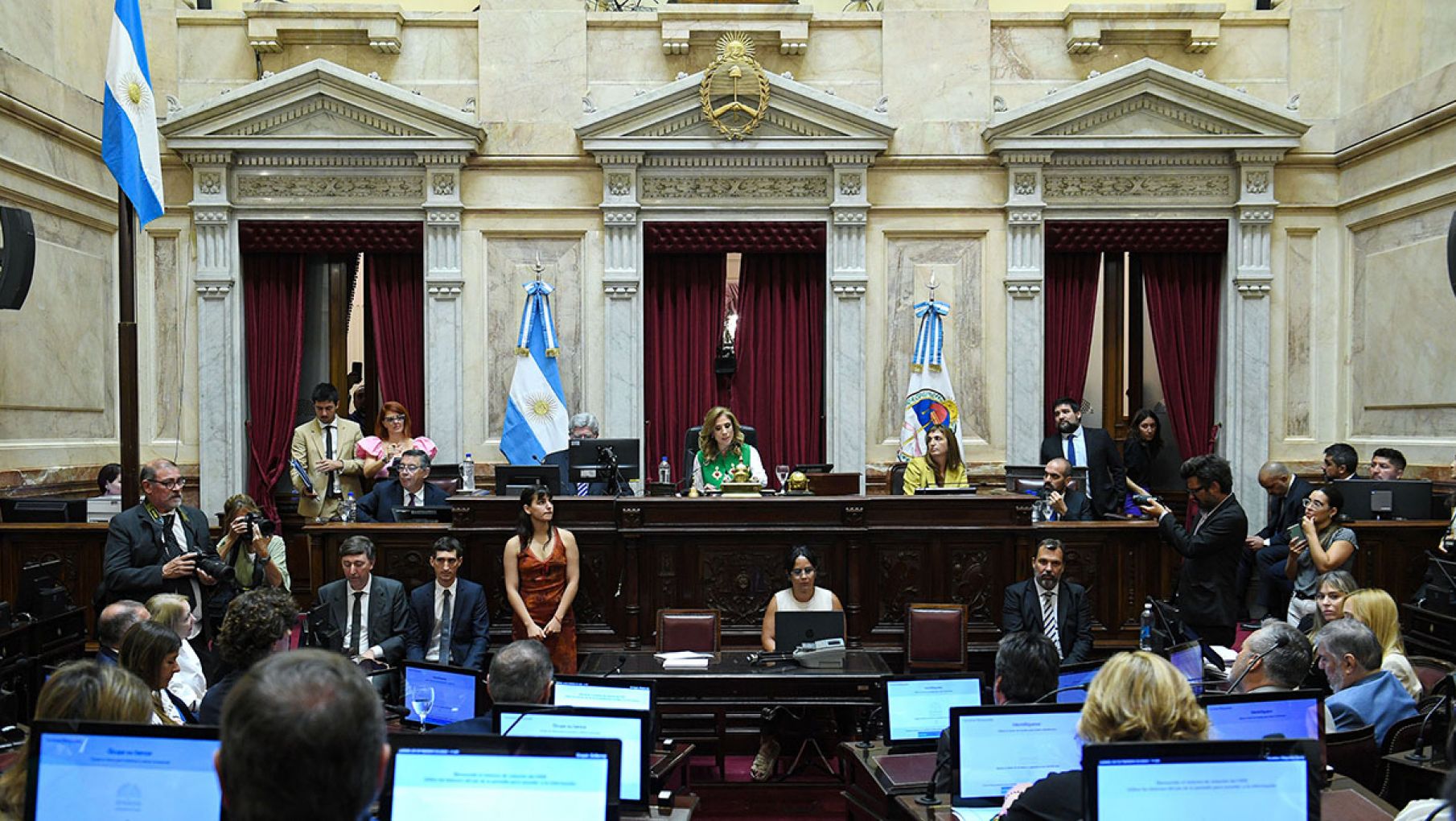 Sin CFK, la Cámara alta realizó su sesión preparatoria