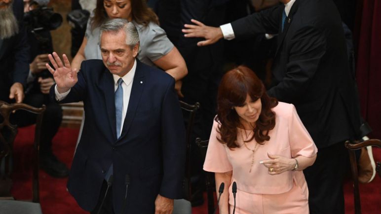 Alberto Fernández habla en la apertura de sesiones ordinarias