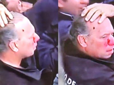 Tensión contra Sergio Berni en una protesta por el asesinato de un chofer