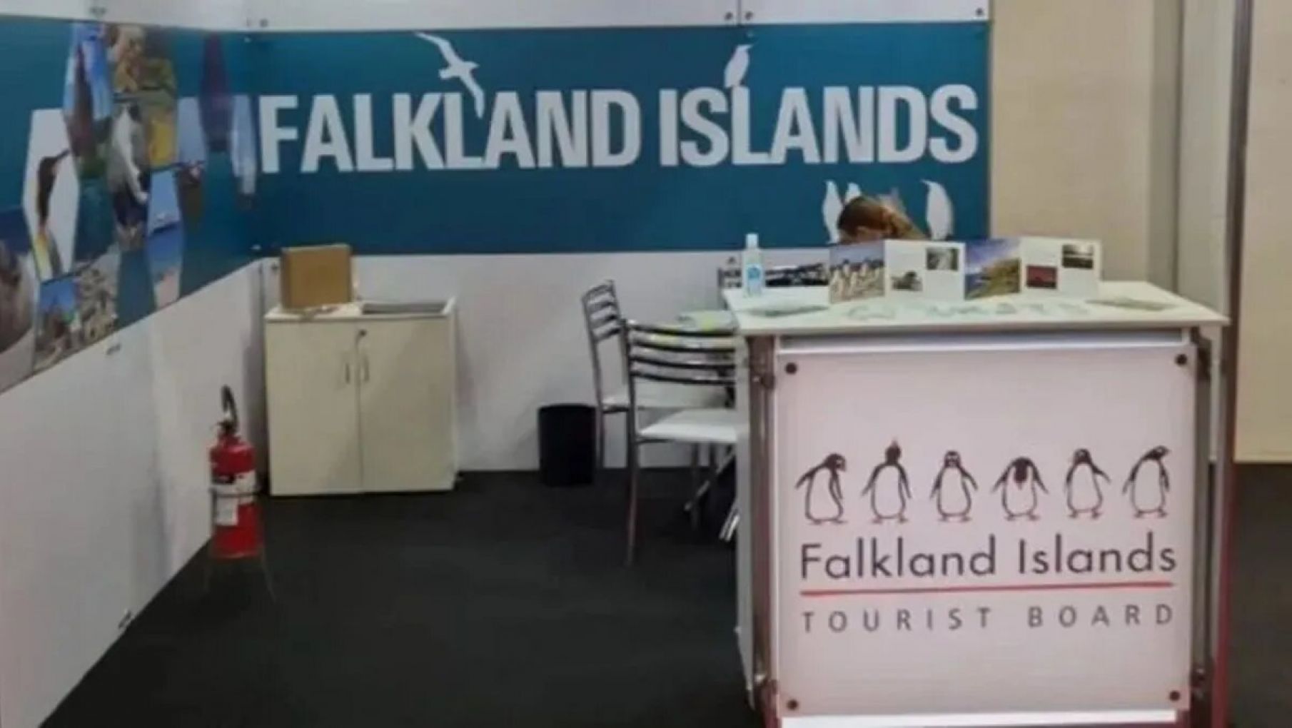 El Gobierno británico de las Islas Malvinas instaló nuevamente un stand turístico en Brasil