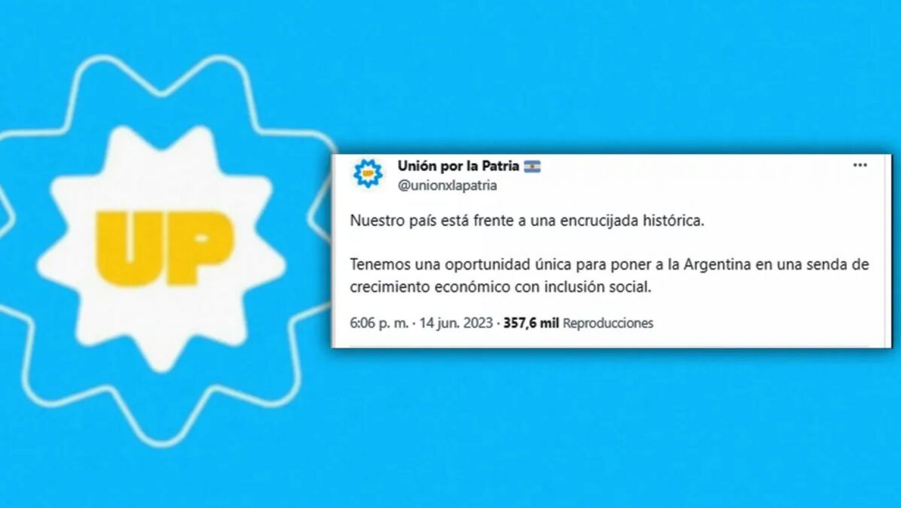 "Unión por la Patria": el nuevo nombre del FdT