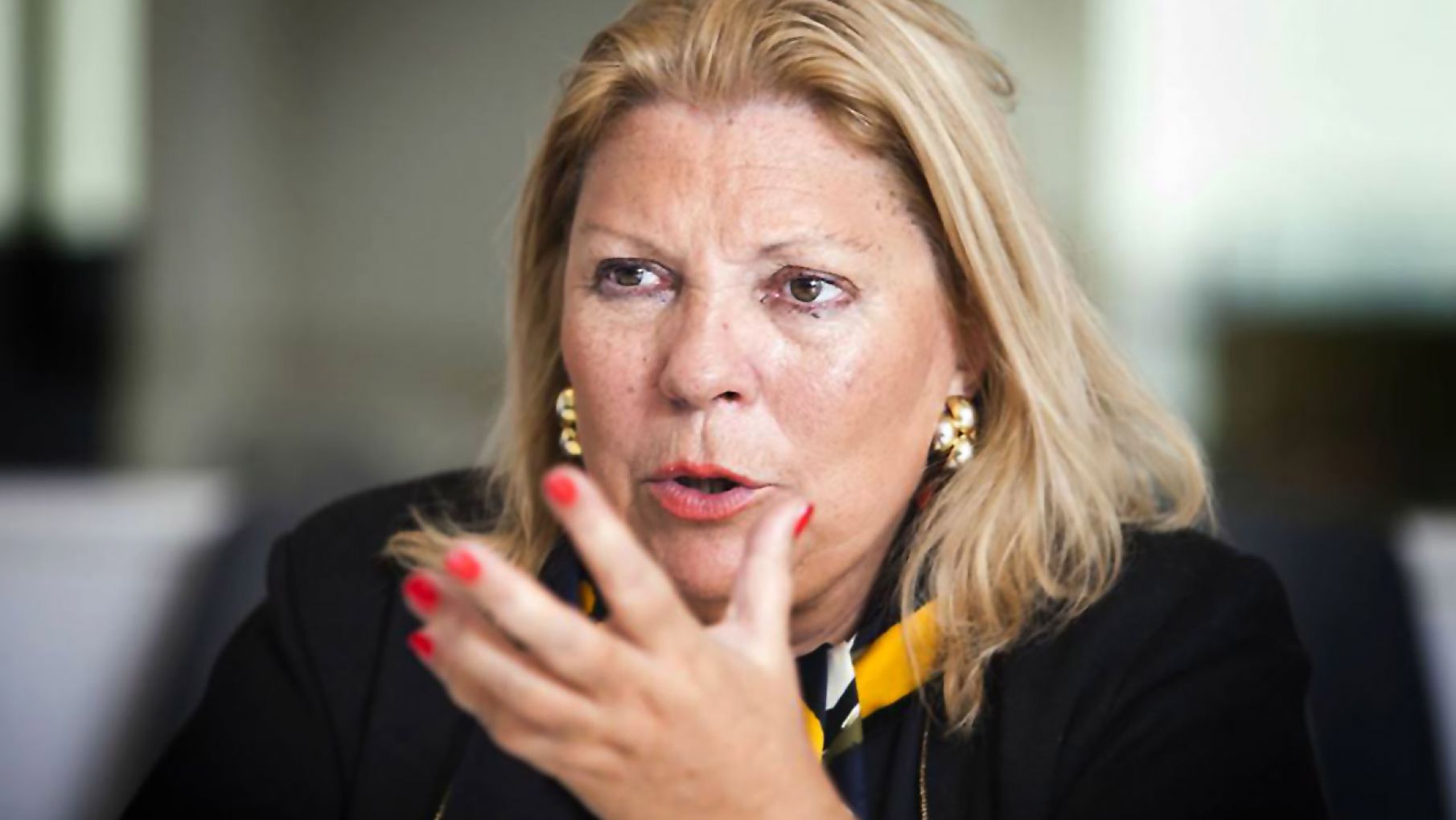Carrió fue internada tras sufrir una descompensación